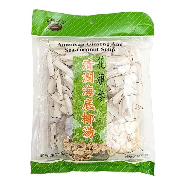 AMERICAN GINSENG AND SEA-COCONUT SOUP BASE 東明大橋  花旗參清潤海底椰湯料(120 G)