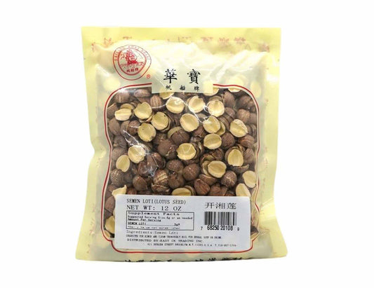 DRIED LOTUS SEEDS HALF 總統 開邊湘蓮(12 OZ)