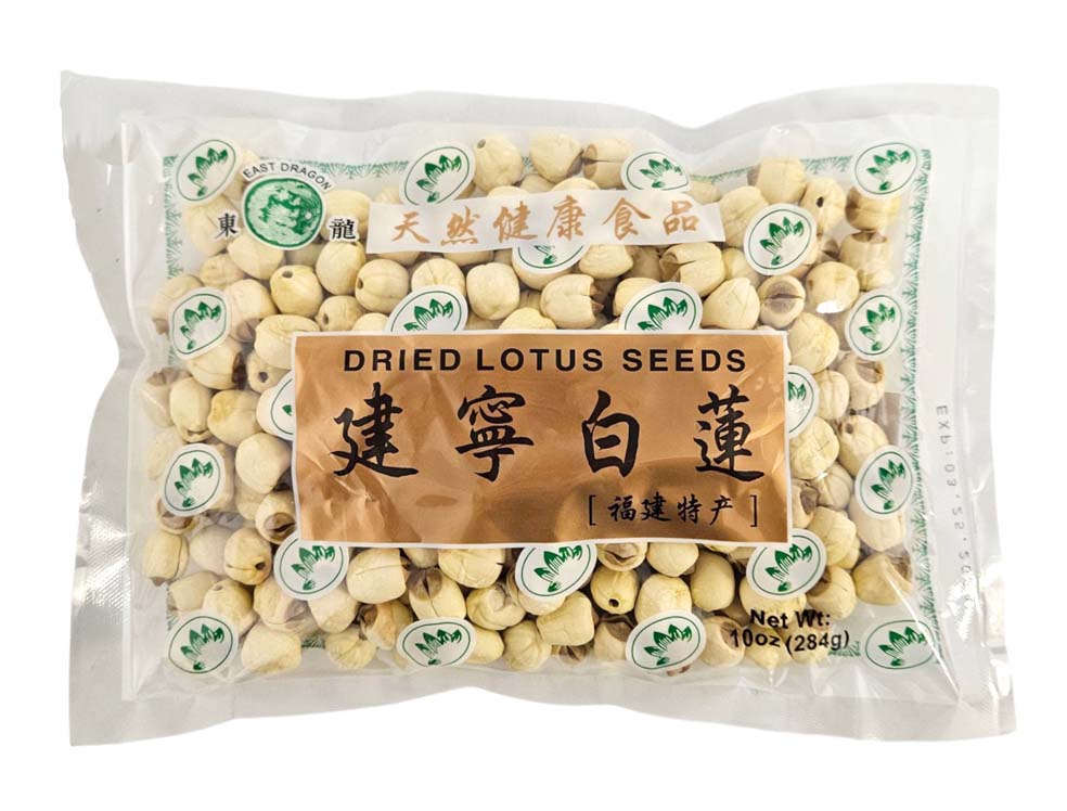 EAST DRAGON  LOTUS SEEDS 東龍 通心白蓮子(10 OZ)