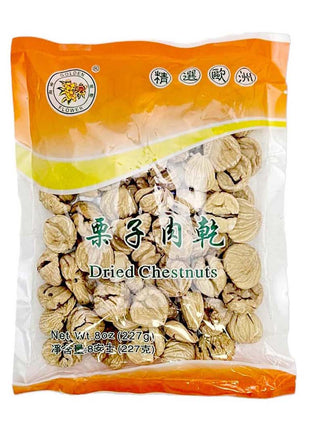 GOLDEN FLOWER DRIED CHESTNUT 金花 栗子肉(8 OZ)