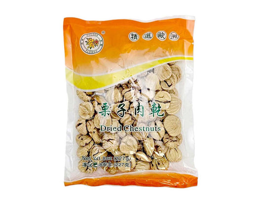 GOLDEN FLOWER DRIED CHESTNUT 金花 栗子肉(8 OZ)