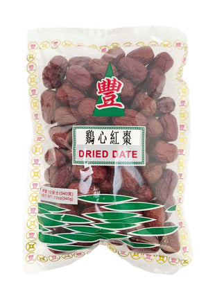 DRIED RED DATE 豐雞 心紅棗(12 OZ)