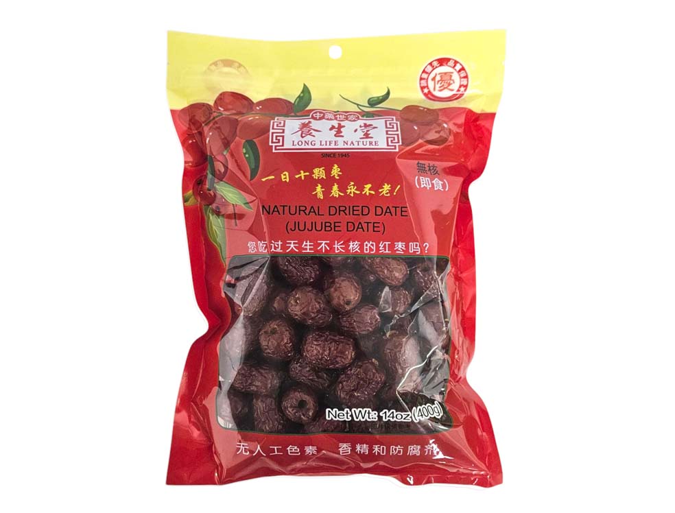 SEEDLESS RED DATES 養生堂 去核紅棗 (14 OZ)