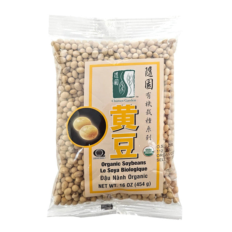 CHIMES GARDEN ORGANIC SOY BEAN 隨園 有機黃豆（16 OZ)