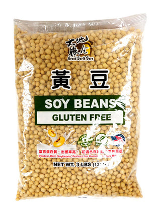 RAW SOY BEANS (GLUTEN FREE) 大地糧倉 黃豆(3 LB)