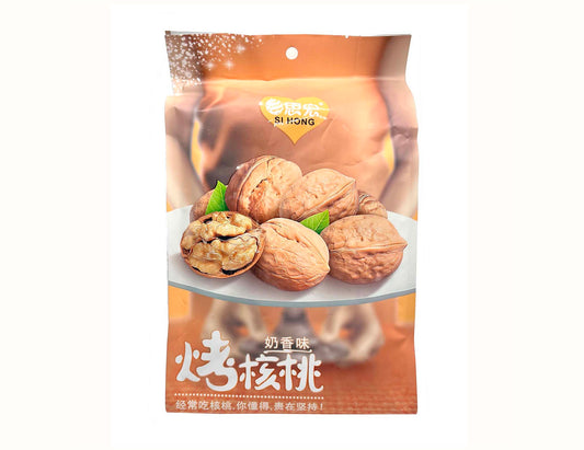 SI HONG BAKED WALNUTS MILK FLAVOR 思宏 奶香烤核桃（418 G）