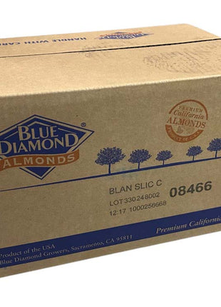 BLUE DIMOND BLANCHED SLICED ALMO 去衣杏仁片（25 LB）