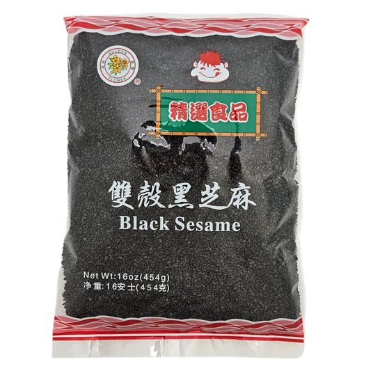 BLACK SESAME 金花 黑芝麻*雙殼*(16 OZ)