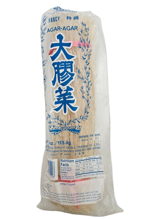JAPAN WHITE STRIP AGAR AGAR 日本 白色東洋菜絲(4 OZ)