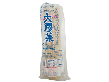 JAPAN WHITE STRIP AGAR AGAR 日本 白色東洋菜絲(4 OZ)