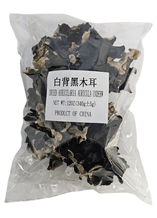 DRIED FUNGUS 寶字 白背黑木耳(12 OZ)