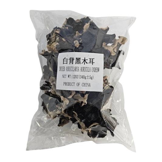 DRIED FUNGUS 寶字 白背黑木耳(12 OZ)