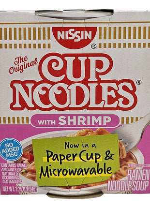 NISSIN CUP NOODLE WITH SHRIMP 日清 鮮蝦杯麵(64 G)