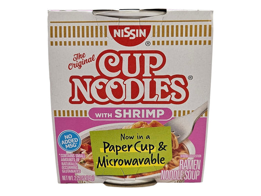NISSIN CUP NOODLE WITH SHRIMP 日清 鮮蝦杯麵(64 G)