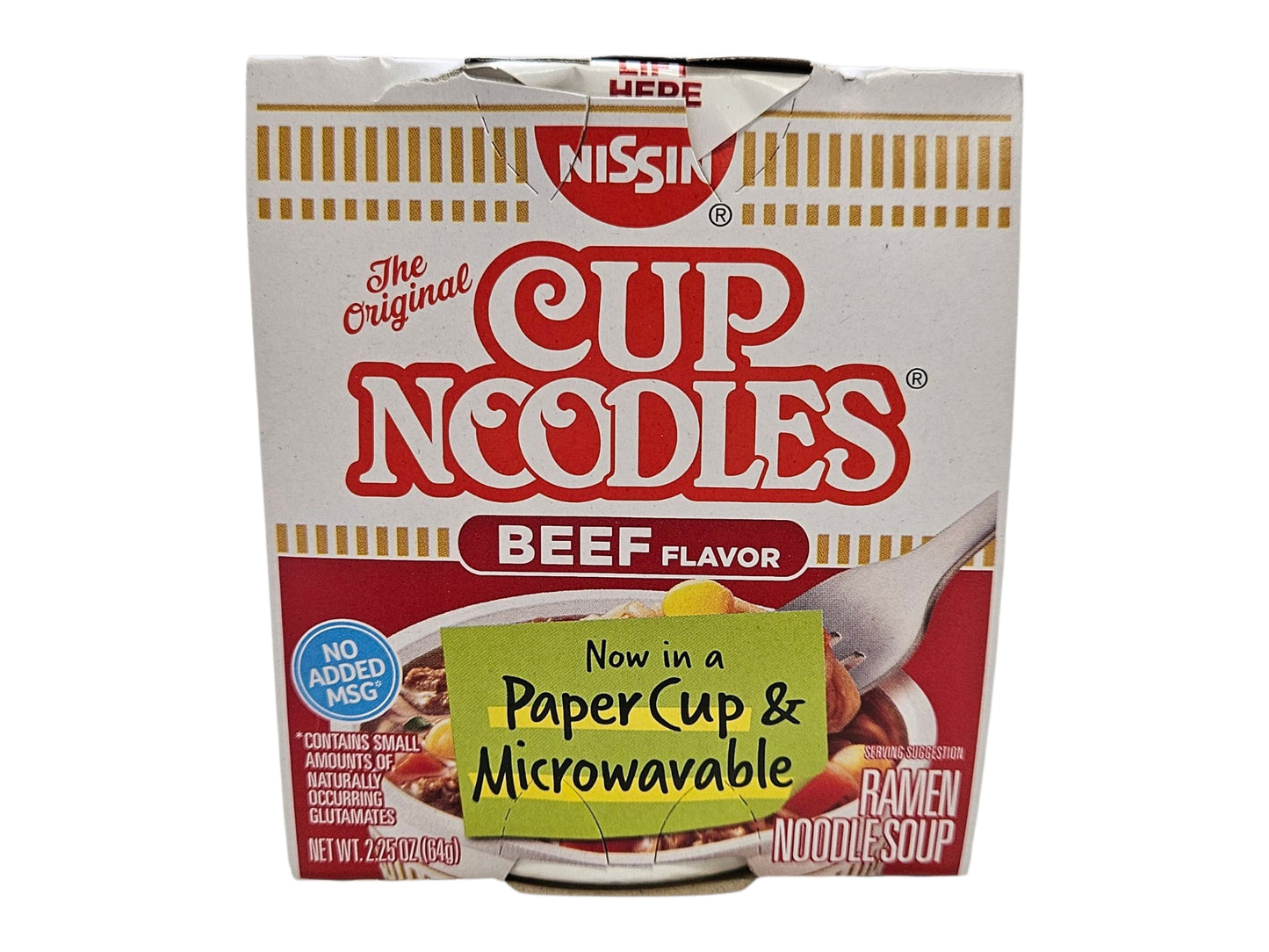NISSIN CUP NOODLE-BEEF FLAVOR 日清 牛味杯麵(64 G)