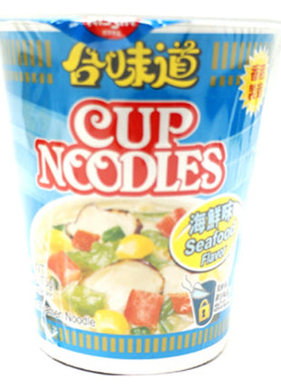 NISSIN CUP NOODLE-ARTIFICIAL SEAFOOD FLAVOR 日清 合味道杯麵-海鮮味（72G)