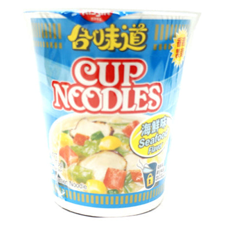 NISSIN CUP NOODLE-ARTIFICIAL SEAFOOD FLAVOR 日清 合味道杯麵-海鮮味（72G)