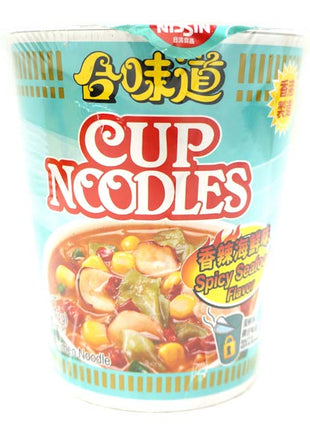 NISSIN CUP NOODLE-SPICY SEAFOOD FLAVOR 日清 合味道杯麵-香辣海鮮味(72 G）