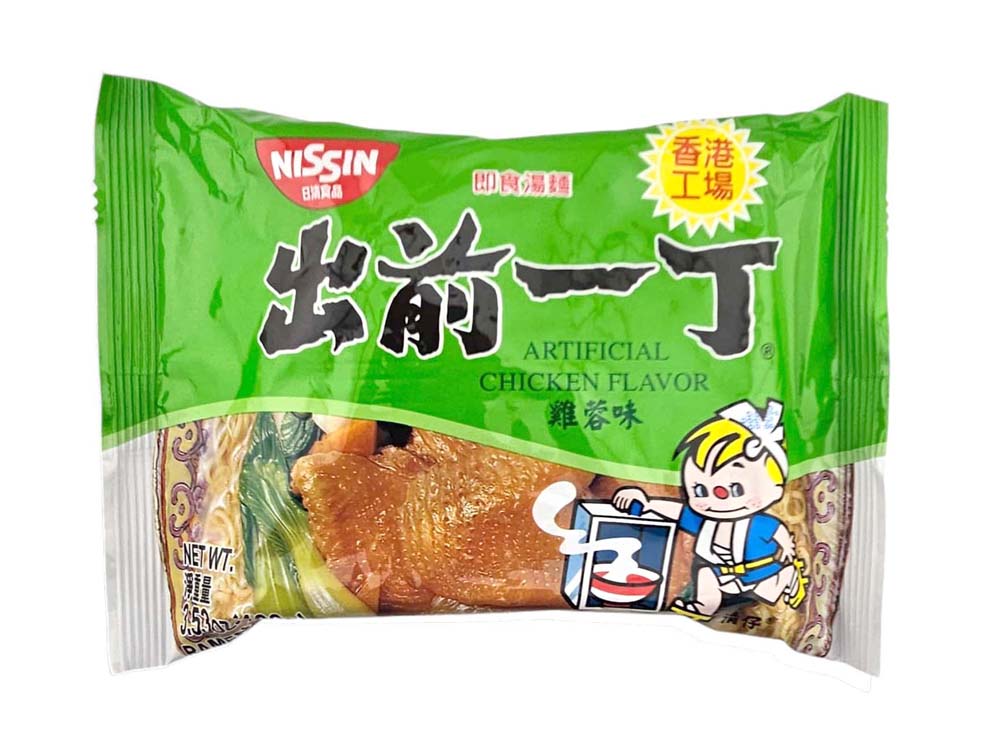 NISSIN DEMAE RAMEN CHICKEN 出前一丁 雞蓉麵 （3.5 OZ)