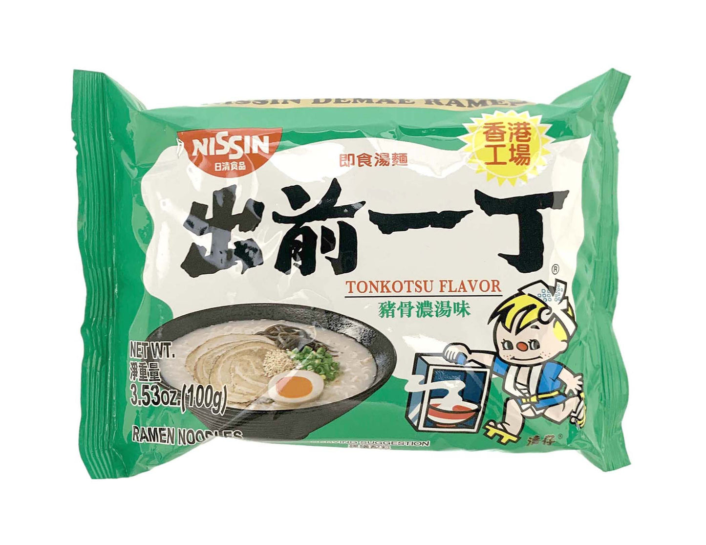 NISSIN TONKOTSU ARTIFICAL PORK FALVOR 出前一丁 豬骨濃湯麵（100G）