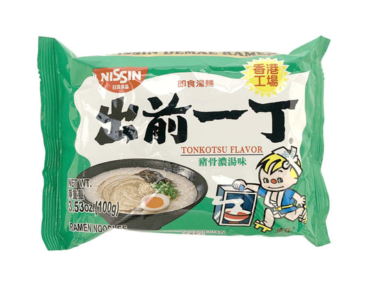 NISSIN TONKOTSU ARTIFICAL PORK FALVOR 出前一丁 豬骨濃湯麵（100G）