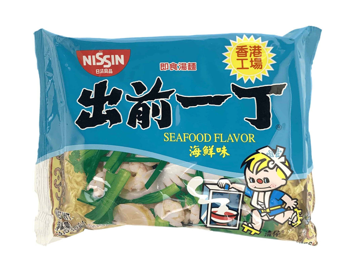 NISSIN SEAFOOD FLAVOR 出前一丁 海鮮麵（100 G)