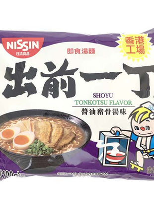 NISSIN SHOYU TONKOTSU ARTFI. PORK 出前一丁 醬油豬骨湯麵(3.5 OZ)
