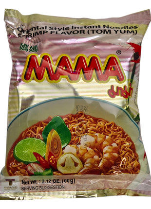 MAMA INSTANT NOODLE SOUR SHRIMP 媽媽 酸辣蝦湯麵(2.1 OZ)