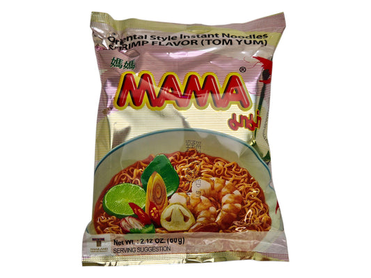 MAMA INSTANT NOODLE SOUR SHRIMP 媽媽 酸辣蝦湯麵(2.1 OZ)