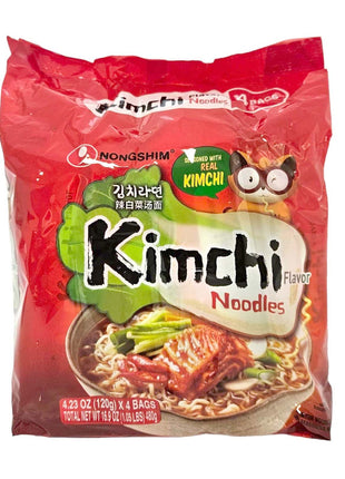 NONG SHIM KIMCHI FLAVOR NOODLE SOUP FAMILY PACK 農心 辣白菜湯麵(4x120G)