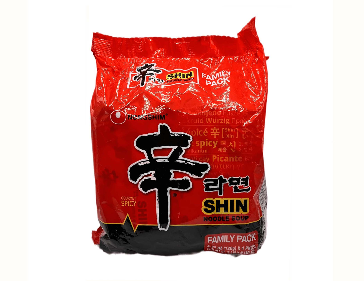 NONG SHIM SHIN RAMYUN 農心 辛字辣香菇麵(4'Sx120 G)