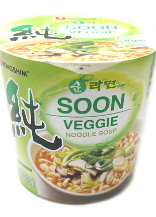 NONG SHIM SOON VEGGIE NOODLE SOUP 農心 純素杯麵（75 G）