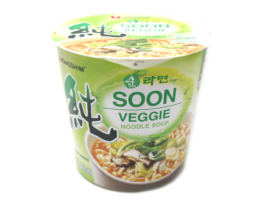 NONG SHIM SOON VEGGIE NOODLE SOUP 農心 純素杯麵（75 G）