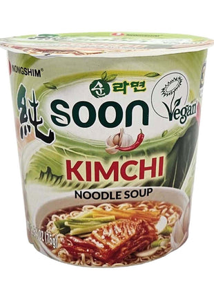 NONG SHIM SOON VEGGIE KIMCHI NOODLE  農心 純素泡菜杯麵(75 G)