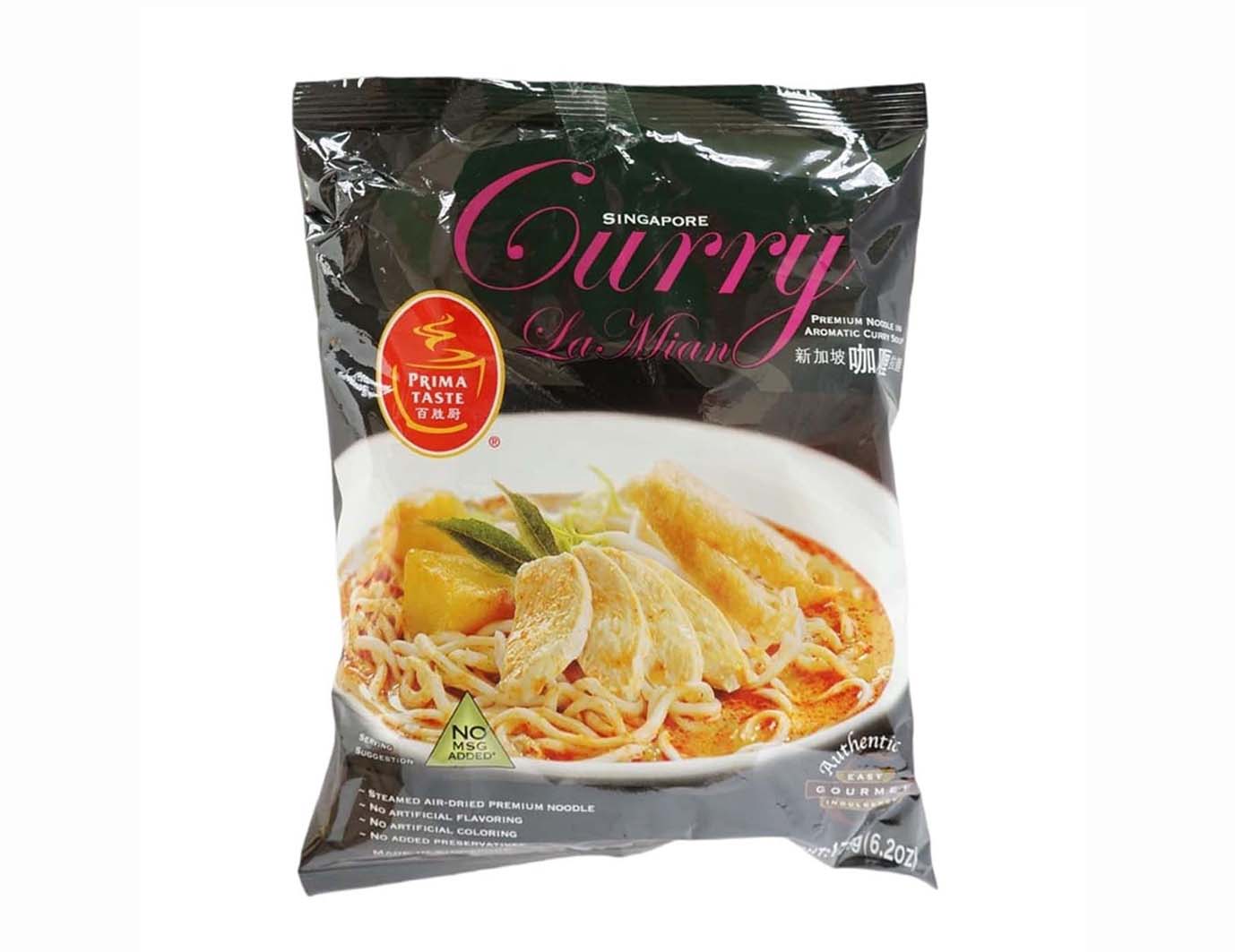 PRIMA TASTE PREMIUM NOODLE IN AROMATIC CURRY SOUP 百勝廚 新加坡咖喱拉麵（4'Sx178 G）