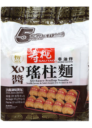 SAU TAO XO SAUCE SCALLOP NDL 壽桃 生麵皇-XO醬瑤柱麵*非油炸*(5'Sx114G)