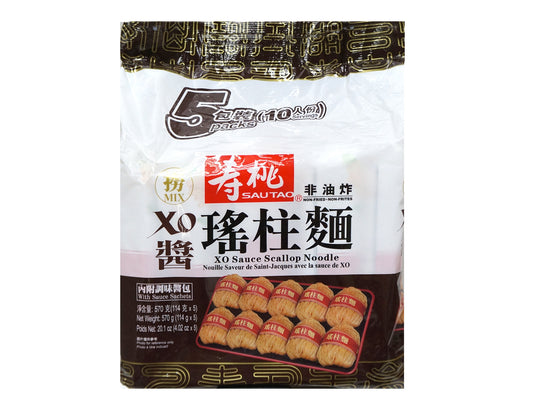 SAU TAO XO SAUCE SCALLOP NDL 壽桃 生麵皇-XO醬瑤柱麵*非油炸*(5'Sx114G)