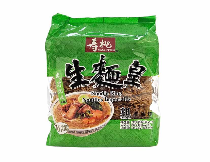 SAO TAO NOODLE KING THICK  壽桃 生麵皇-粗條(960 G)