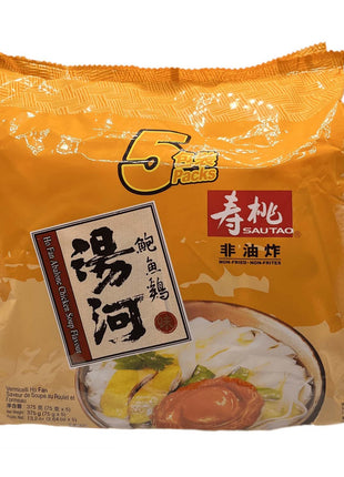 SAO TAOHO FAN ABALONE CHICKEN SOUP FLAVOR 壽桃 湯河粉-鮑魚雞(5'Sx75G)