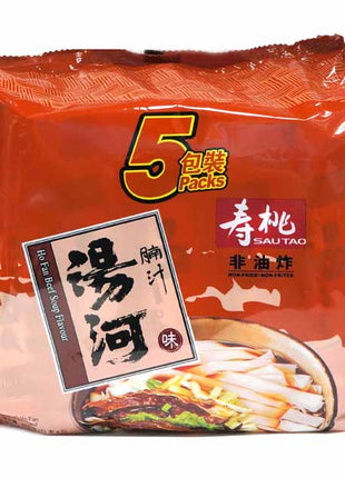SAO TAOHO FAN BEEF SOUP FLAVOR 壽桃 湯河粉-腩汁味(5'Sx75G)