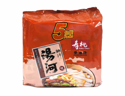 SAO TAOHO FAN BEEF SOUP FLAVOR 壽桃 湯河粉-腩汁味(5'Sx75G)