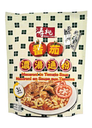SAO TAO MACARONI IN TOMATO SOUP 壽桃 蕃茄濃湯通粉(4.58 OZ)