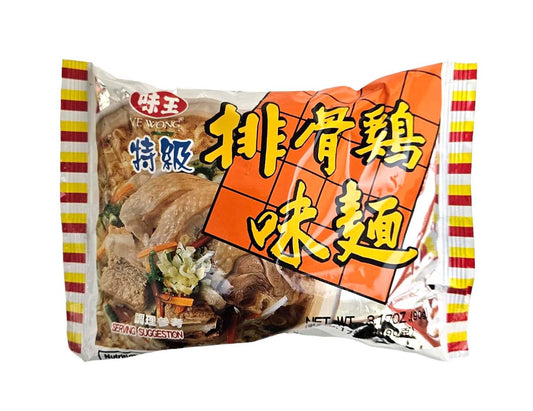 VE WONG INSTANT PORK & CHICKEN ORIENTAL NOODLE 味王 排骨雞麵(90 G)