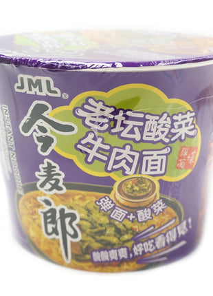 BEEF FLAVOR & SOUR PICKLED INSTANT NOODLES (BOWL)今麥郎 老壇酸菜牛肉麵(119 G)