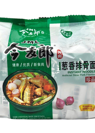 ARTIFICIAL STEW PORK FLAVOR NOODLE 今麥郎 蔥香排骨麵(5'Sx112G)