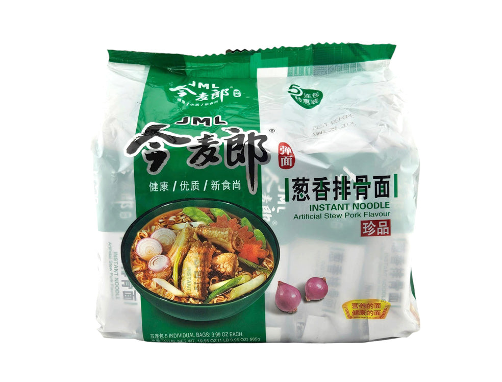 ARTIFICIAL STEW PORK FLAVOR NOODLE 今麥郎 蔥香排骨麵(5'Sx112G)