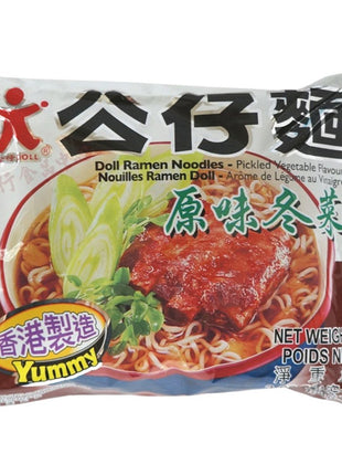 INSTANT PICKLED VEGETABLE FLAVOR NOODLE 公仔 原味冬菜麵（103 G）