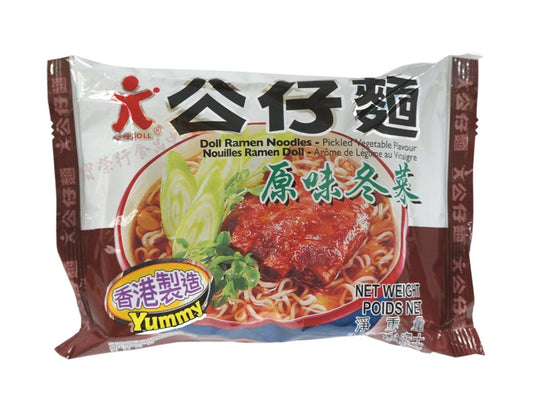 INSTANT PICKLED VEGETABLE FLAVOR NOODLE 公仔 原味冬菜麵（103 G）