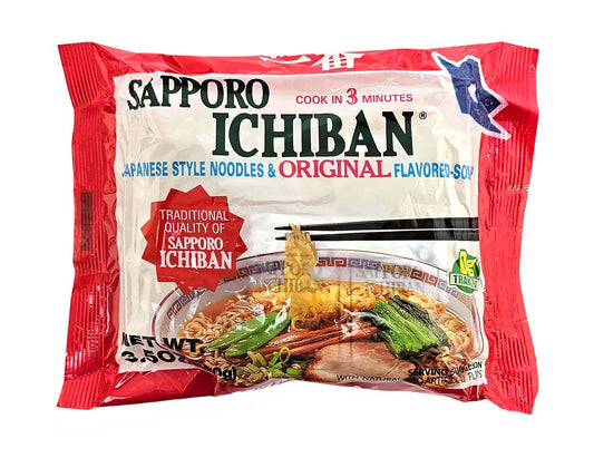 SAPPORO ICHIBAN ORIGINAL JAPANESE NOODLES 仙幌一番即食麵*原味*（100G）