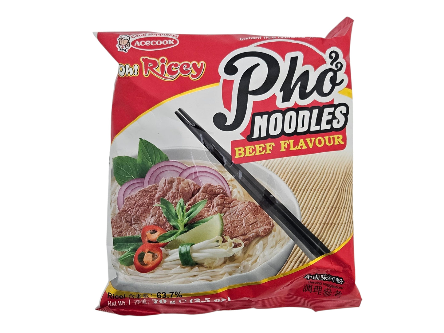 VINA ACECOOK BEEF FLAVOR 越南 即食河粉*牛肉*(70 G)